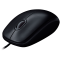 LOGITECH B100 Corded Mouse - BLACK - USB - B2B