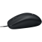LOGITECH B100 Corded Mouse - BLACK - USB - B2B
