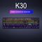 K30 USB Wired Gaming Mechanical Keyboard Blue Switch