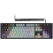 LORGAR Azar 514, Wired mechanical gaming keyboard, RGB backlight, 1680000 colour variations, 18 modes, keys number: 104, 50M clicks, linear dream switches, spring cable up to 3.4m, ABS plastic+metal, magnetic cover, 450*136*39mm, 1.17kg, white, EN+RU layout