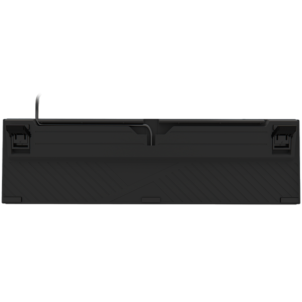 LORGAR Azar 514, Wired mechanical gaming keyboard, RGB backlight, 1680000 colour variations, 18 modes, keys number: 104, 50M clicks, linear dream switches, spring cable up to 3.4m, ABS plastic+metal, magnetic cover, 450*136*39mm, 1.17kg, white, EN+RU layout