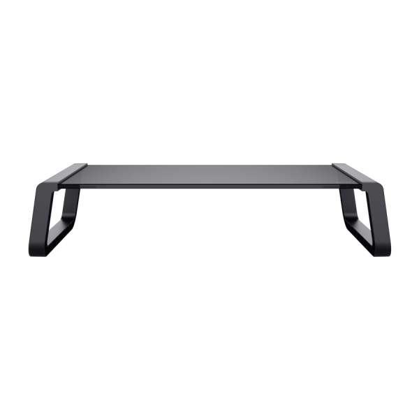 MONTA GLASS MONITOR STAND BLK