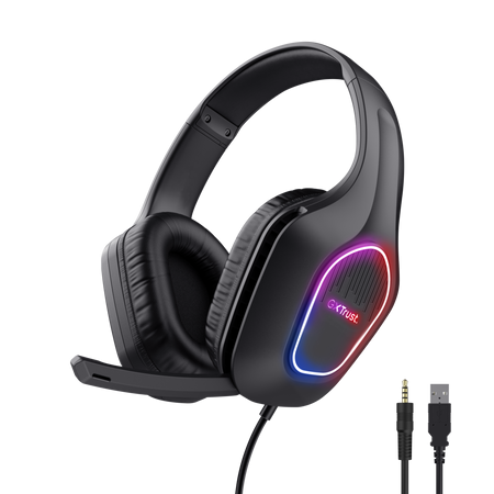 GXT416 ZIROX LED HEADSET BLK
