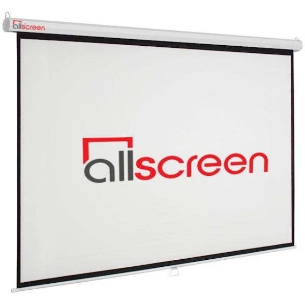 Projector screen ALLSCREEN MANUAL PROJECTION SCREEN 244X244CM HD FABRIC CWP-9696 Diagonal 136 inch / 345 CM