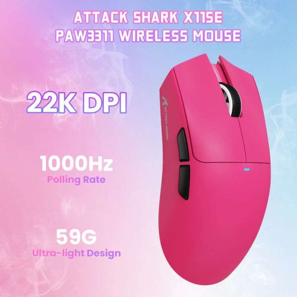 Attack shark X11 SE Berry red