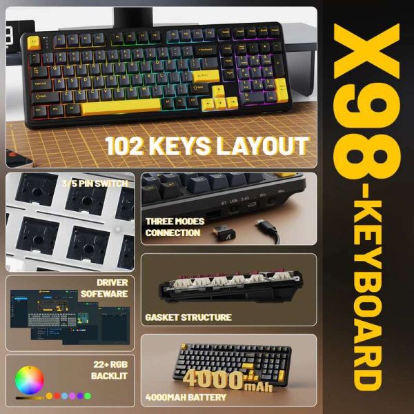 Attack shark X98 Star Black