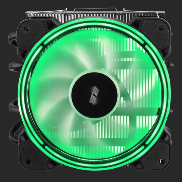 2E GAMING CPU cooler Air Cool AC120T4-ARGB, LGA1700, 1200, 115x, 1366, AM5, AM4, AM3, AM3+, 4pin PWM, 3pin +5VARGB, TDP 130W