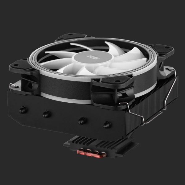 2E GAMING CPU cooler Air Cool AC120T4-ARGB, LGA1700, 1200, 115x, 1366, AM5, AM4, AM3, AM3+, 4pin PWM, 3pin +5VARGB, TDP 130W