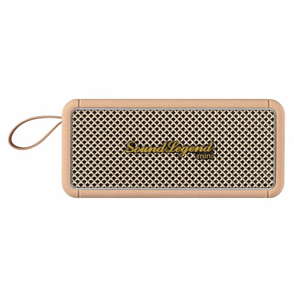Portable Speaker 2E SoundLegend Mini 40W, BT 5.3, TWS, FLAC, MP3, WAV, EQ, Power Bank, IPX6, Brown