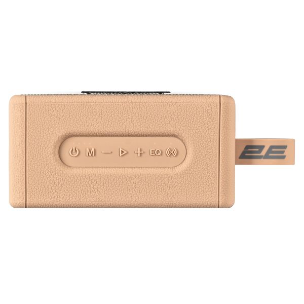Portable Speaker 2E SoundLegend Mini 40W, BT 5.3, TWS, FLAC, MP3, WAV, EQ, Power Bank, IPX6, Brown