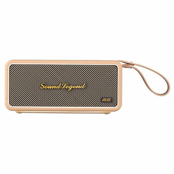Portable Speaker 2E SoundLegend 80W, BT 5.3, TWS, FLAC, MP3, WAV, EQ, Power Bank, IPX6, RGB, Brown