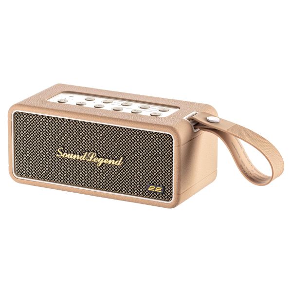 Portable Speaker 2E SoundLegend 80W, BT 5.3, TWS, FLAC, MP3, WAV, EQ, Power Bank, IPX6, RGB, Brown
