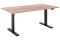 2E Computer Desk CE150WOLD, height 62-128cm, electric motor, tabletop 150 75cm (aged wood), metal base (black)