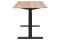 2E Computer Desk CE150WOLD, height 62-128cm, electric motor, tabletop 150 75cm (aged wood), metal base (black)