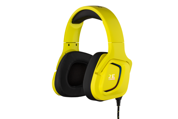 2E GAMING Headset HG340 RGB 3.5mm Yellow