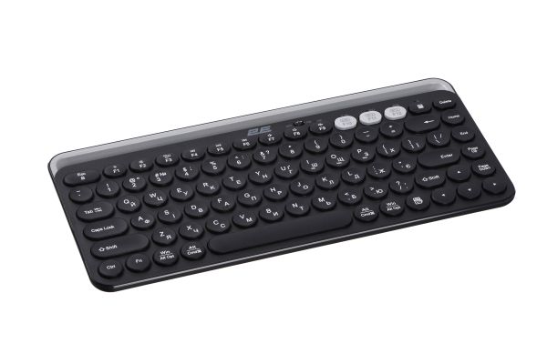 2E Keyboard membrane KS250 84key, WL/BT, EN/UK, black-grey
