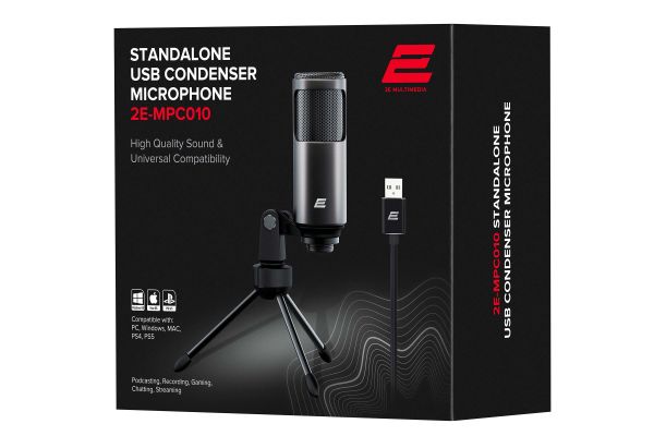 2E MPC010 PC Microphone, USB 2E-MPC010