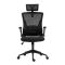 2E Office Chair OC130, fabric, lift-up armrests, headrest, black