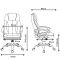 2E Office Chair OC135, PU leather, fixed armrests, black