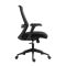 2E Office Chair OC140, fabric, fixed armrests, black