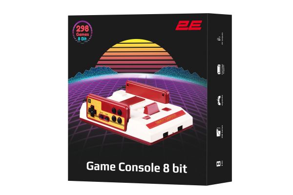 2E Game console, 8 bit wired gamepad, AV, 298 games 2E8BAVWD28