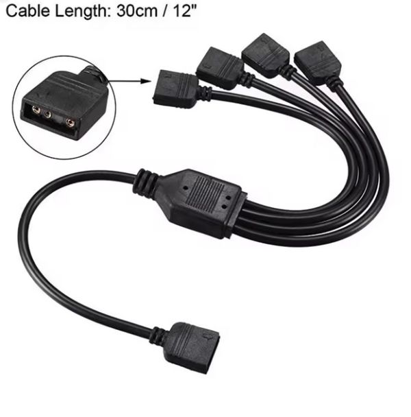 ARGB Splitter Cable 5V 3Pin 1 to 4
