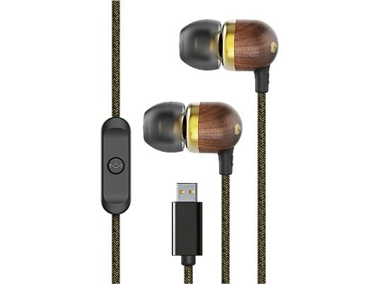 House of Marley EM-JE042-BA S. JAMAICA WIRED USB-C EARBUDS Black