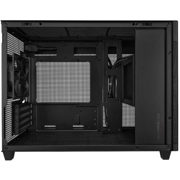 ASUS Prime AP201 TG – Mini Tower | mATX/Mini-ITX | TG | 1×120mm Rear Fan | Mesh Panels | GPU 338mm | CPU Cooler 170mm | Top Radiator up to 360mm | Black