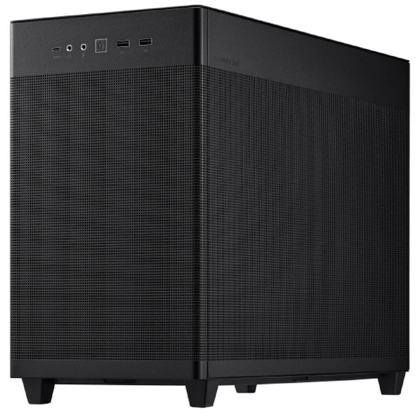 ASUS Prime AP201 TG – Mini Tower | mATX/Mini-ITX | TG | 1×120mm Rear Fan | Mesh Panels | GPU 338mm | CPU Cooler 170mm | Top Radiator up to 360mm | Black