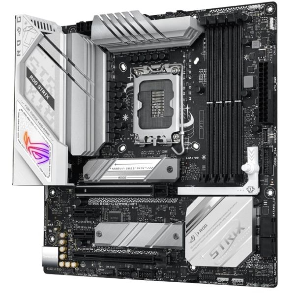 ASUS Motherboard ROG STRIX B760-G GAMING WIFI s1700 B760 4xDDR5 M.2 HDMI DP Wi-Fi BT mATX