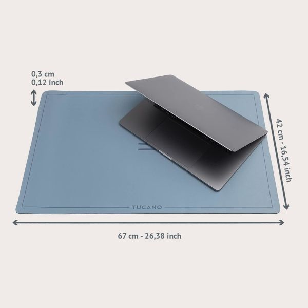 Tucano DESK PAD NEOPREN (670x420x3мм), LIGHT BLUE