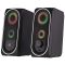 2E Multimedia speaker PCS234 RGB, 2.0, USB, Black