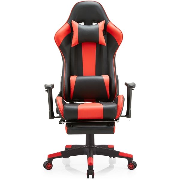 ALLX SK8825 Gaming Chair, Red/Black