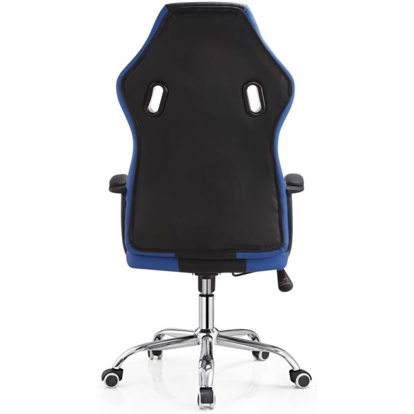 ALLX SK8815 Gaming Chair, Blue/Black