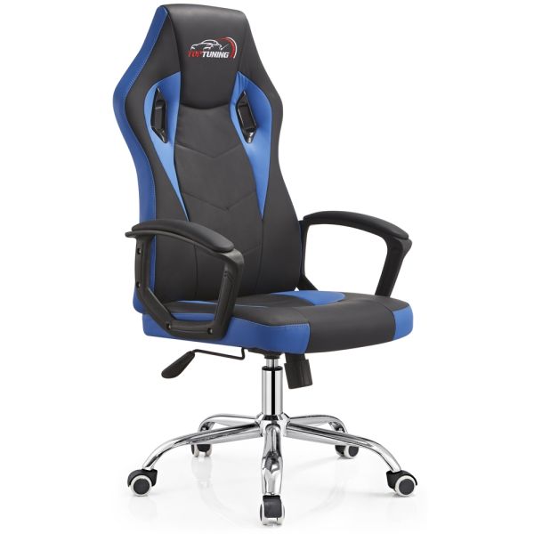 ALLX SK8815 Gaming Chair, Blue/Black