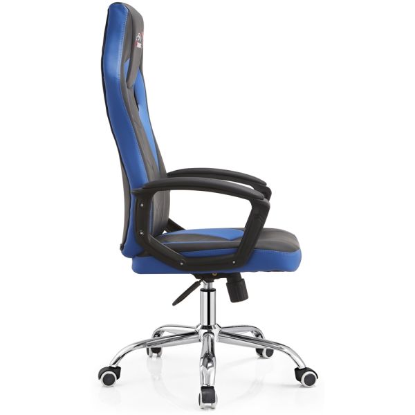 ALLX SK8815 Gaming Chair, Blue/Black