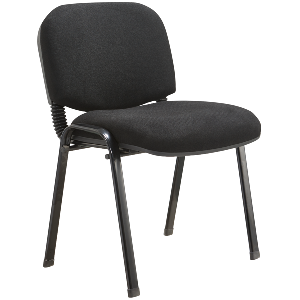 Visitor Chair ALLX SF166-D, Visitor Chair, Black