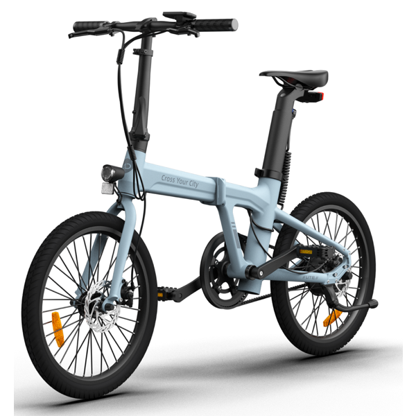 Electric Bicycle ADO A20 Lite, 350W, Smart APP, Folding Electric Bike, 30KM/H, Blue