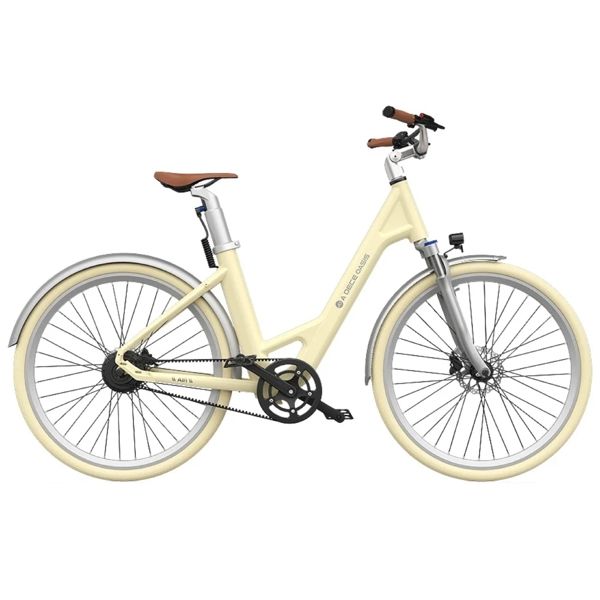 Electric Bicycle ADO A28 Air, 350W, Smart APP, Electric Bike, 30KM/H, Yellow