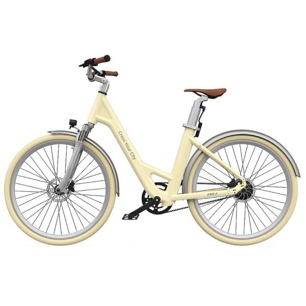 Electric Bicycle ADO A28 Air, 350W, Smart APP, Electric Bike, 30KM/H, Yellow
