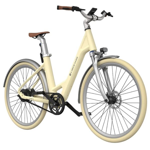 Electric Bicycle ADO A28 Air, 350W, Smart APP, Electric Bike, 30KM/H, Yellow