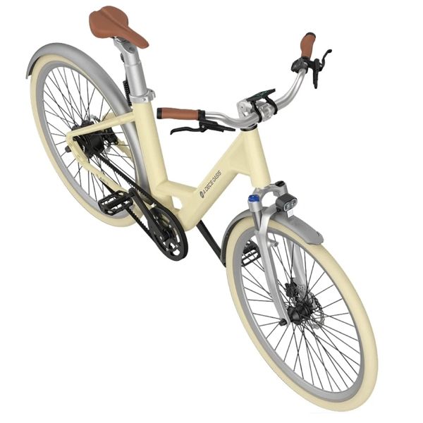 Electric Bicycle ADO A28 Air, 350W, Smart APP, Electric Bike, 30KM/H, Yellow