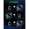 Mobile charger UGREEN CD361 (25685B) Nexode Uno RobotGaN, 65W, USB, Type-C, Black/Grey