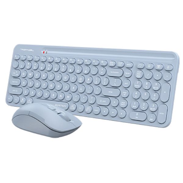 Keyboard-mouse: A4Tech Fstyler FG3300 Air2 QuietKey 2-Zone Combo Desktop Blue
