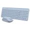 Keyboard-mouse: A4Tech Fstyler FG3300 Air2 QuietKey 2-Zone Combo Desktop Blue