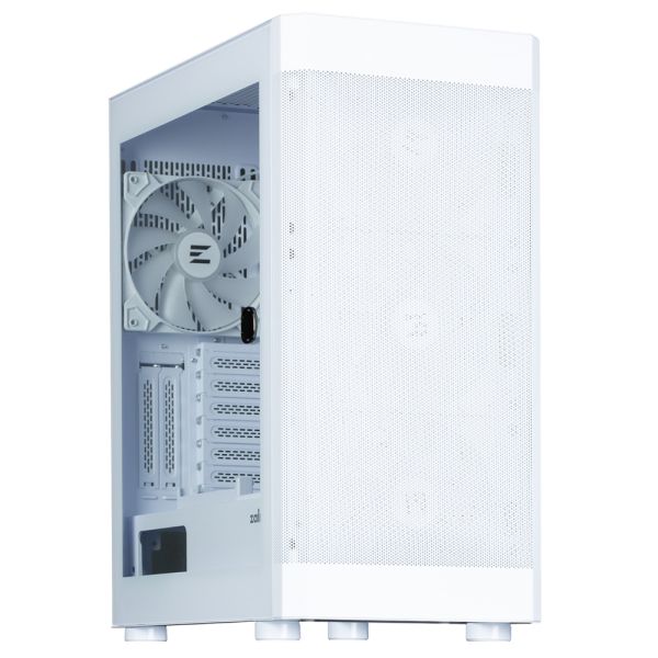 Zalman PC case I4 TG without PSU, 2xUSB3.0, 1xUSB2.0, 4x140mm RGB, VGA 320mm, LCS ready, TG Side Panel, ATX, white