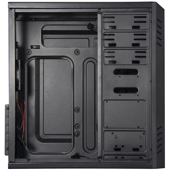 Case ALLX AX-B1740, Computer Case, Micro-ATX, ATX, USBx2, AUDIO, Black