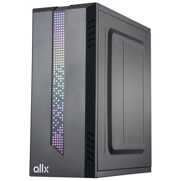 Case ALLX AX-B1740, Computer Case, Micro-ATX, ATX, USBx2, AUDIO, Black