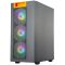 Case ALLX AX-G2045, Computer Case, Micro-ATX, ATX, USB 3.0x1, USB 1.0x2, AUDIO, Black