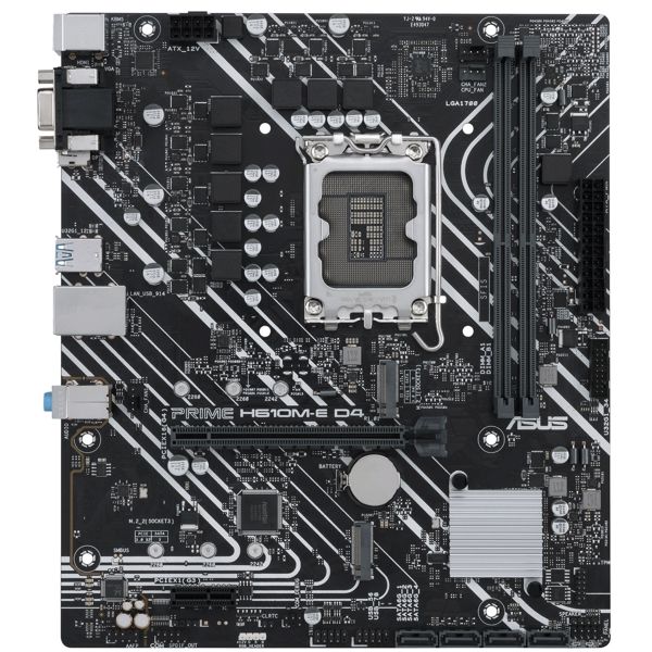ASUS PRIME H610M-E D4-CSM s1700 H610 2xDDR4 M.2 HDMI DP D-Sub CSM mATX